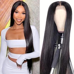 REMEEUBEAUTY 28 Inch 13x6 Straight HD Lace Front Wig